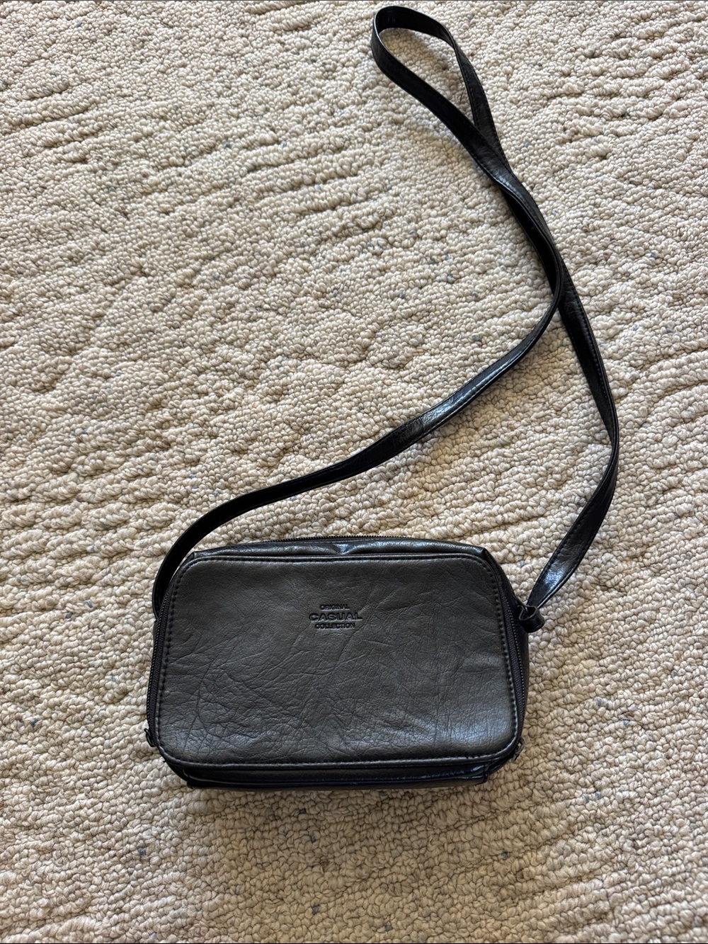 Black Crossbody  with Adjustable Strap